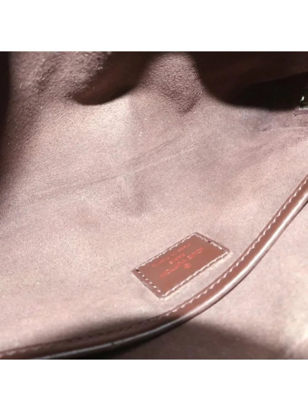 Louis Vuitton Damier Saint Second Case Pouch Brown Leather - Picture 6 of 6